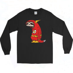 Funny Flash Sloth Long Sleeve Tshirt