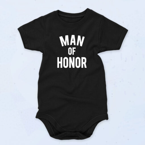 Man Of Honor 90s Baby Onesie