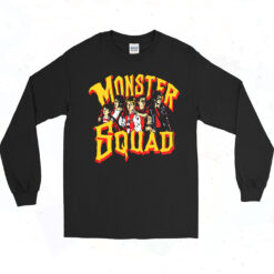 Monster Squad Retro 80s Long Sleeve Tshirt
