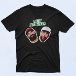 New Heights Podcast Jason Kelce And Travis Kelce 90s Oversized T shirt