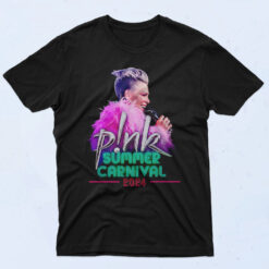 Pink Singer Summer Carnival 2024 90s Oversized T shirt