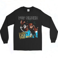Pop Smoke Long Live The Woo Long Sleeve Tshirt