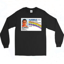 Superbad Mclovin Fake Hawaii Driver's License Long Sleeve Tshirt
